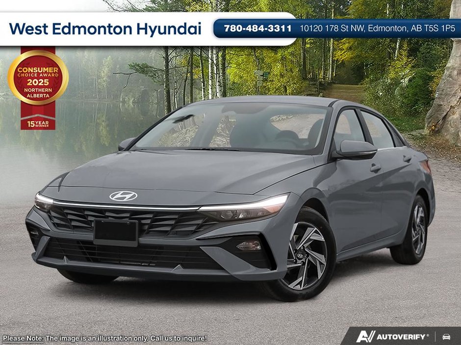 2025 Hyundai Elantra Hybrid Luxury in Edmonton, Alberta