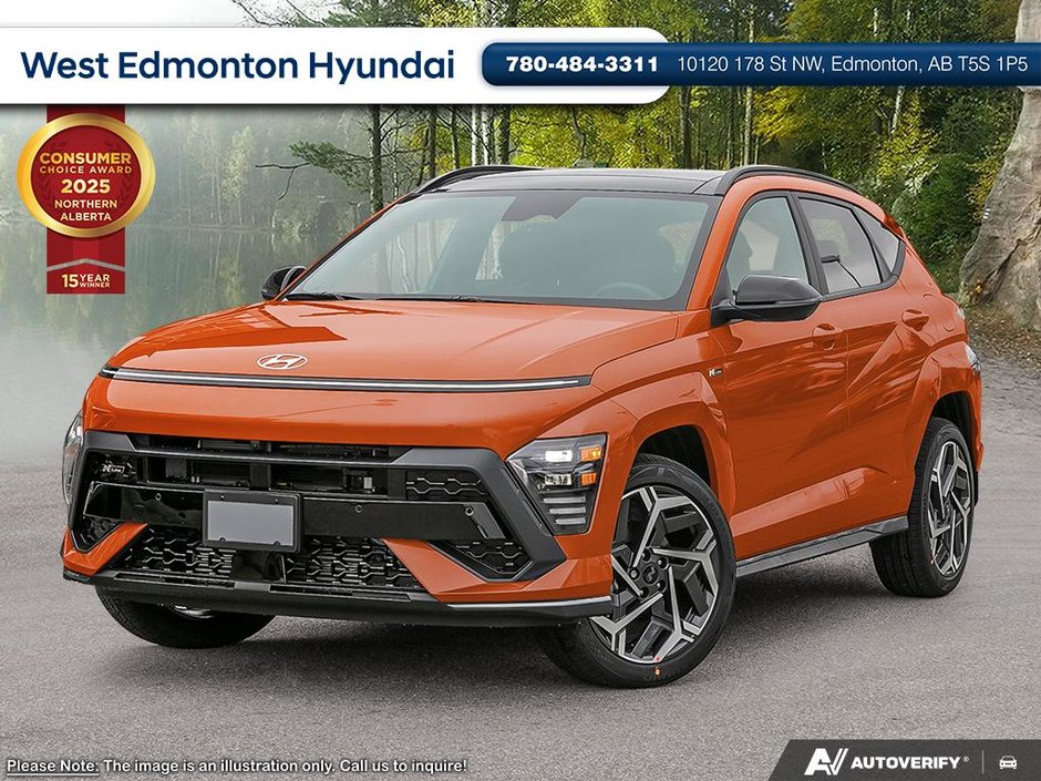 2026 Hyundai Kona 1.6T N Line in Edmonton, Alberta