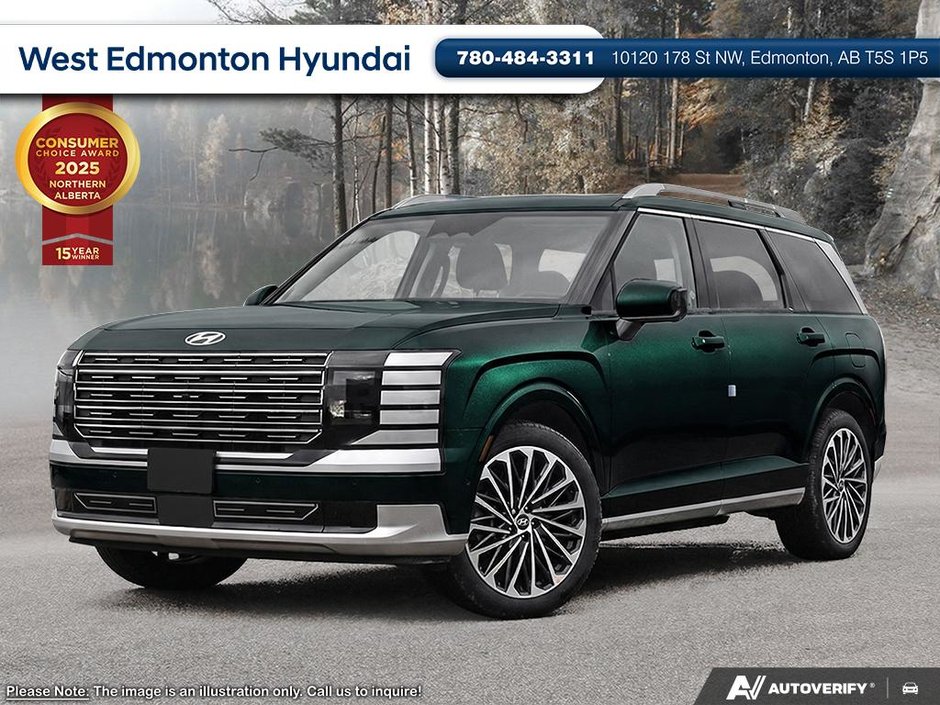 2026 Hyundai Palisade Hybrid Ultimate Calligraphy 7 Passenger in Edmonton, Alberta
