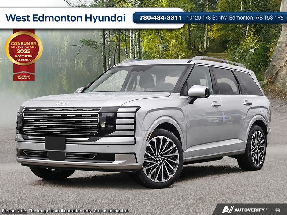 2026 Hyundai Palisade Hybrid Ultimate Calligraphy 7 Passenger in Edmonton, Alberta