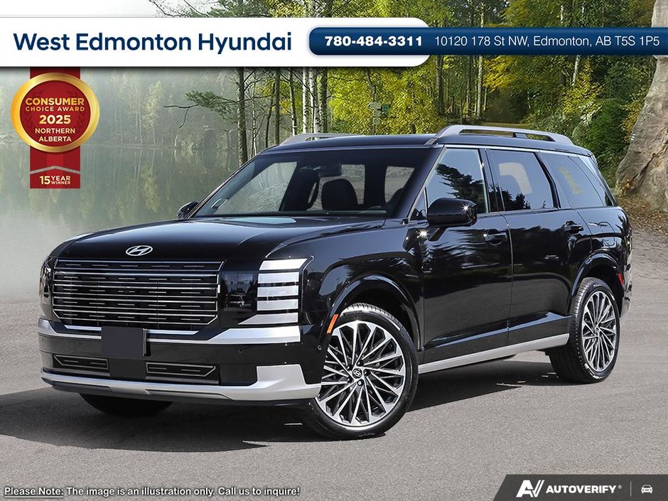 2026 Hyundai Palisade Hybrid Ultimate Calligraphy 7 Passenger in Edmonton, Alberta