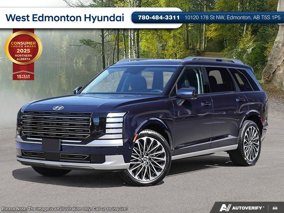 2026 Hyundai Palisade Hybrid Ultimate Calligraphy 7 Passenger in Edmonton, Alberta
