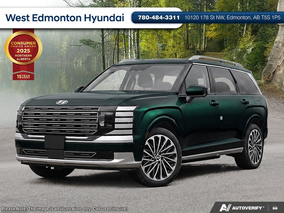 2026 Hyundai Palisade Ultimate Calligraphy 7 Passenger in Edmonton, Alberta