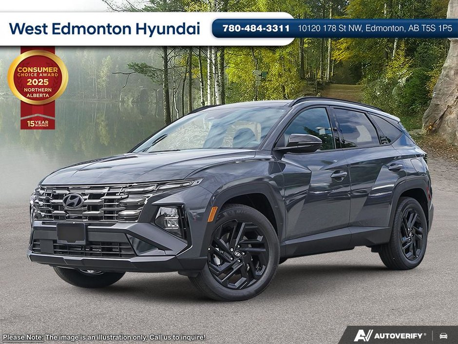 2026 Hyundai Tucson Hybrid Night Edition in Edmonton, Alberta