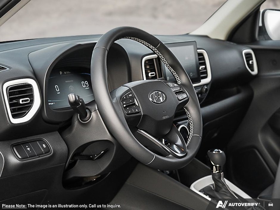 2025 Hyundai Venue Ultimate - Black interior-11