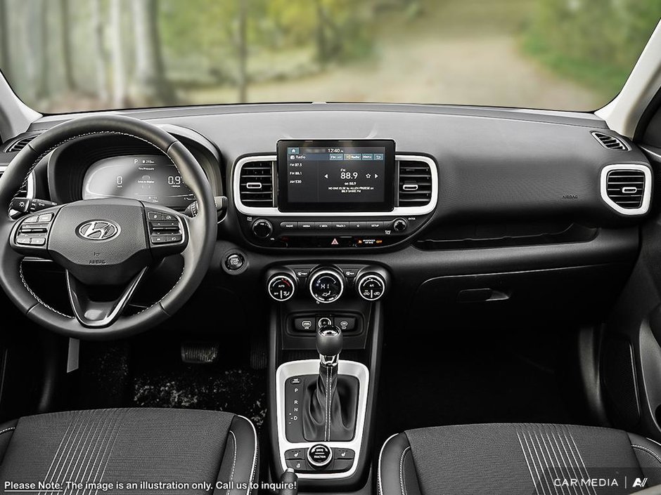 2025 Hyundai Venue Ultimate - Black interior-21