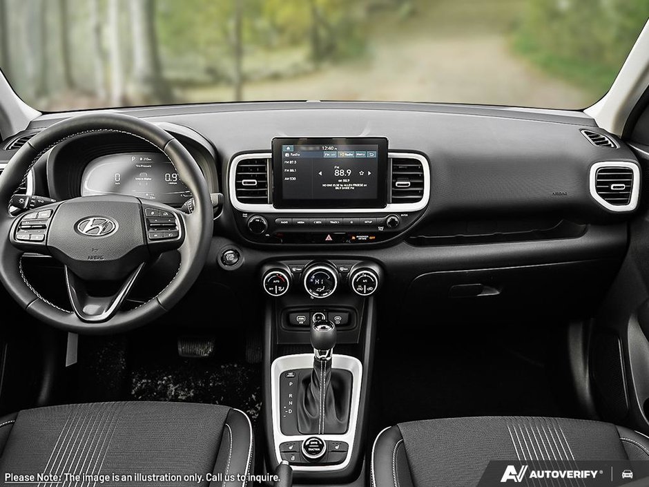 2025 Hyundai Venue Ultimate - Black interior-21