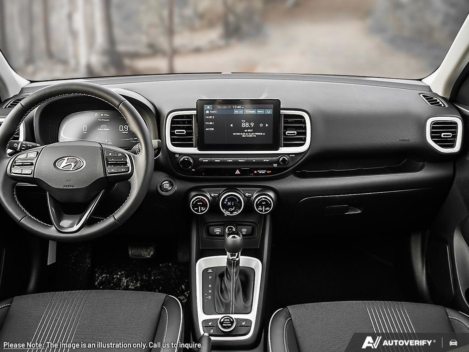 2025 Hyundai Venue Ultimate - Black interior-20