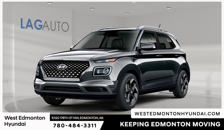 2026 Hyundai Venue Ultimate - Black interior in Edmonton, Alberta