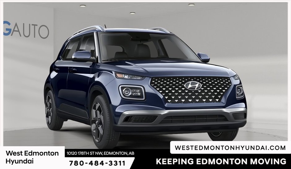 2026 Hyundai Venue Ultimate - Black interior in Edmonton, Alberta