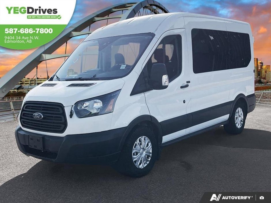 2017 Ford Transit Wagon XL-10PASS-MED ROOF-0