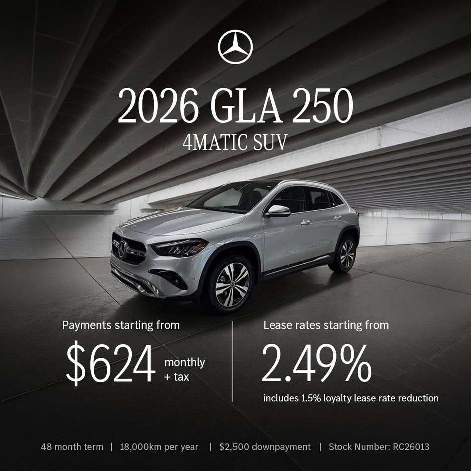 2026 GLA 250 4MATIC