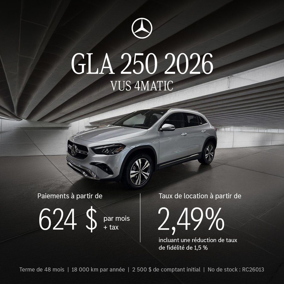 GLA 250 4MATIC 2026