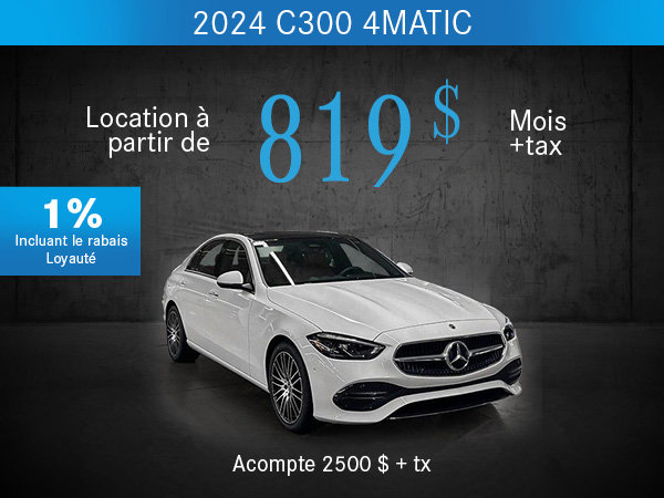 C300 4MATIC 2024