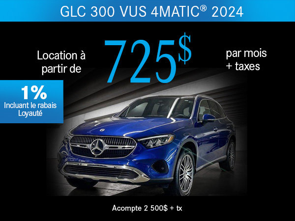 GLC 300 VUS 2024