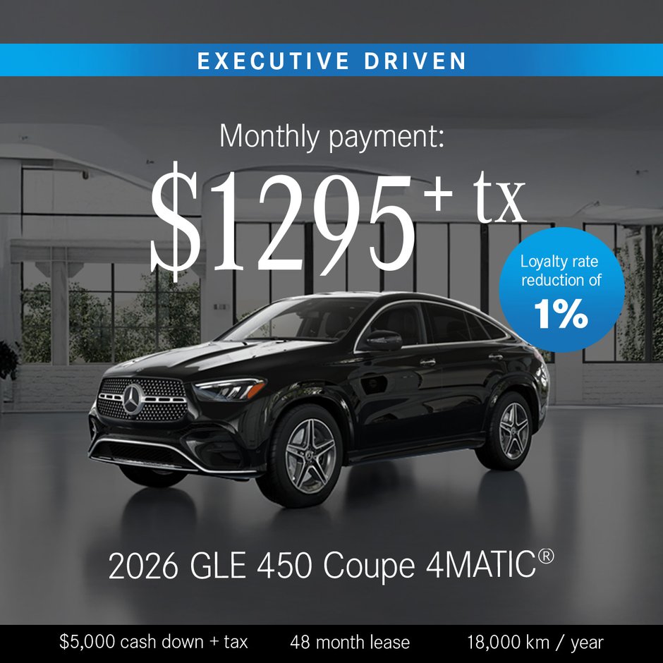 2026 GLE 450 Coupe 4MATIC