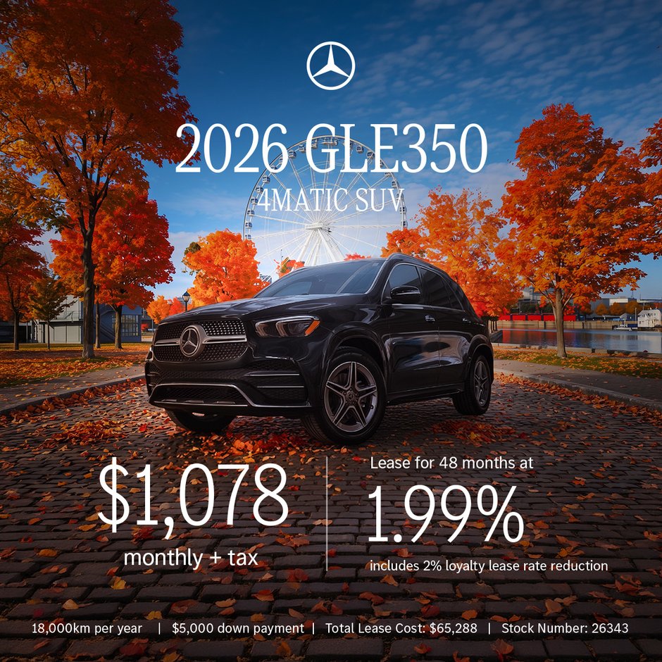 2026 GLE 350 4MATIC