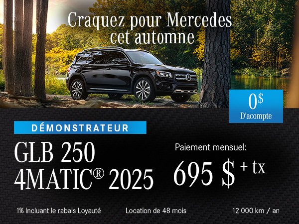 GLB 250 4Matic 2025