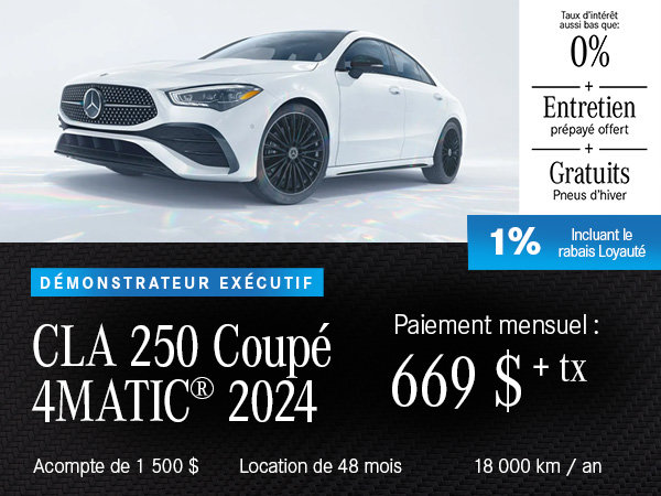 CLA 250 Coupe 4Matic 2024