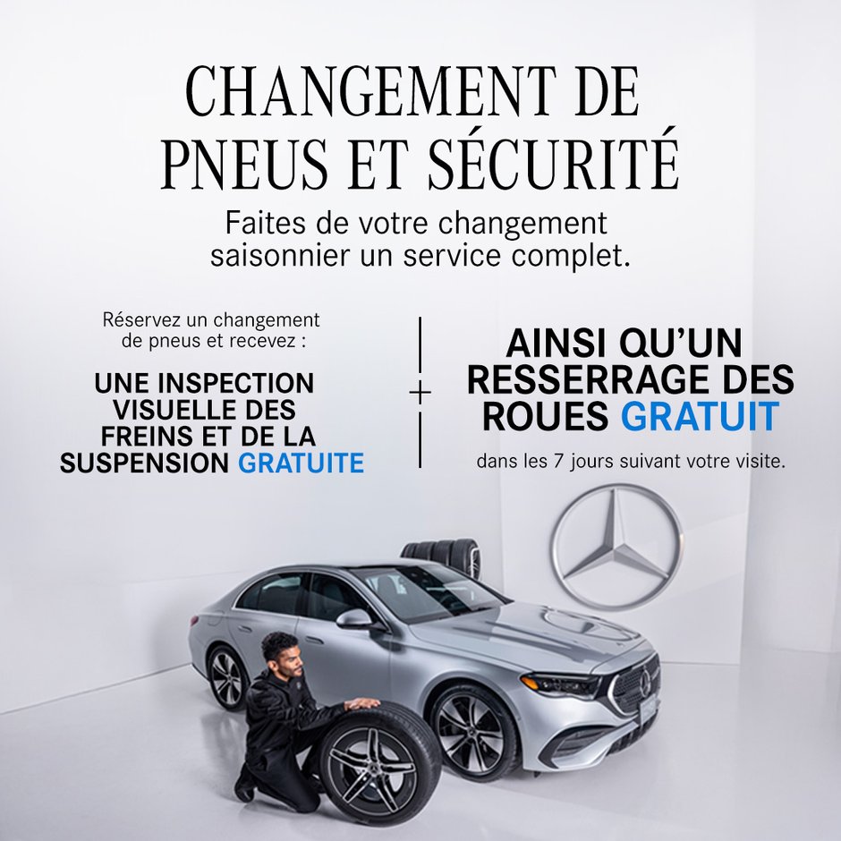 Offre spéciale d'échange de pneus