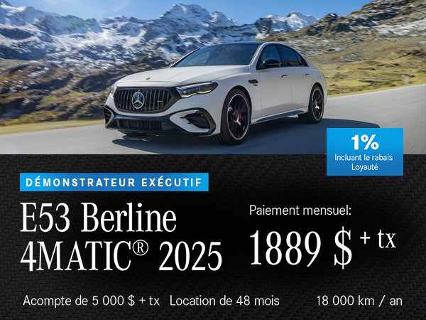 E53 Berline 2025