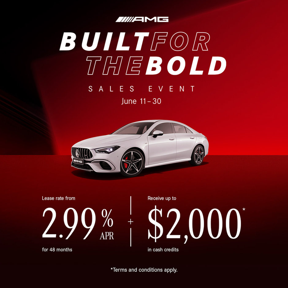 Built for the Bold Sale CLA 35