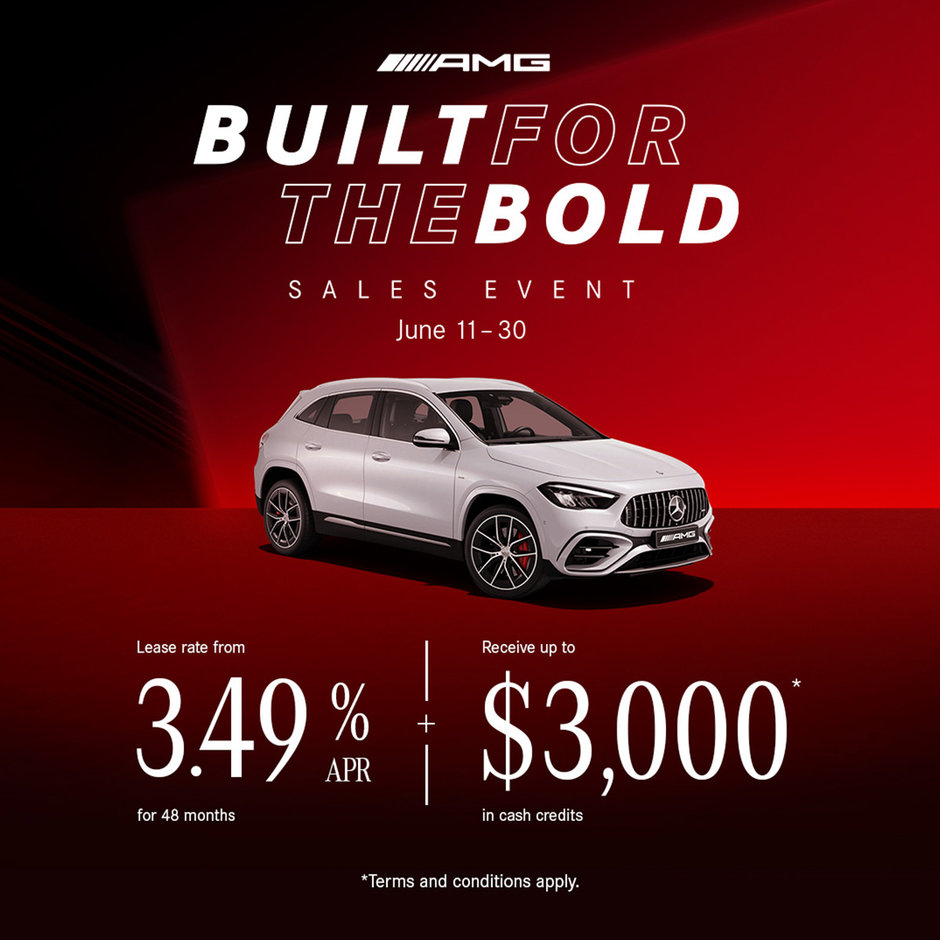Built for the Bold Sale GLA 35