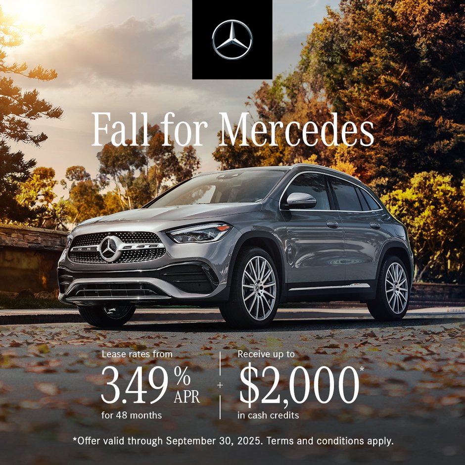 Fall for Mercedes GLA