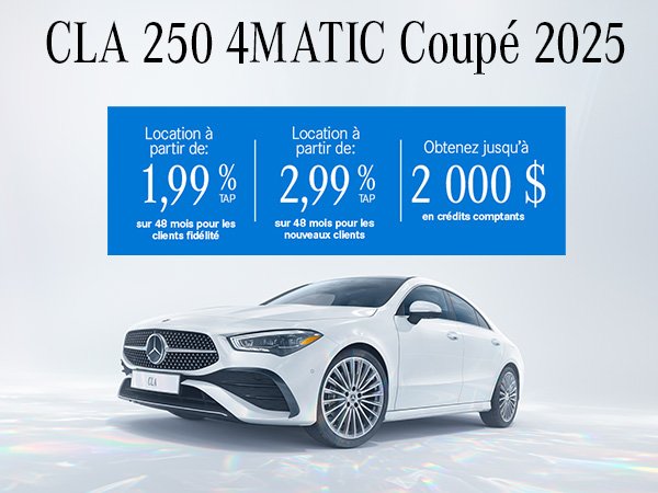 CLA Coupe 2025