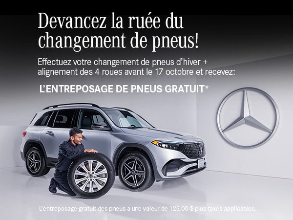 Devancez la ruee du changement de pneus