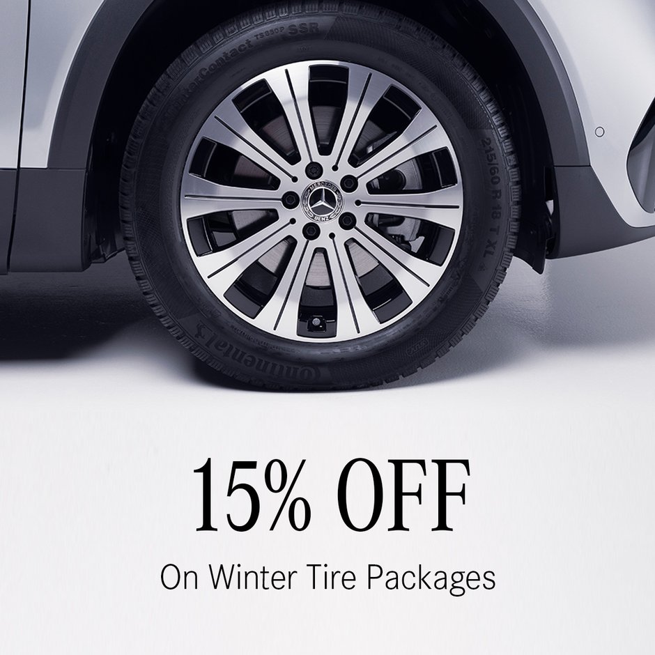 15% Off Winter Tire Packages