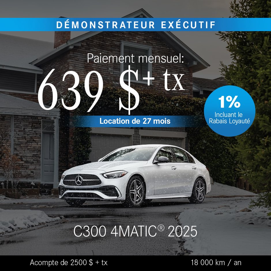 C300 4MATIC 2025
