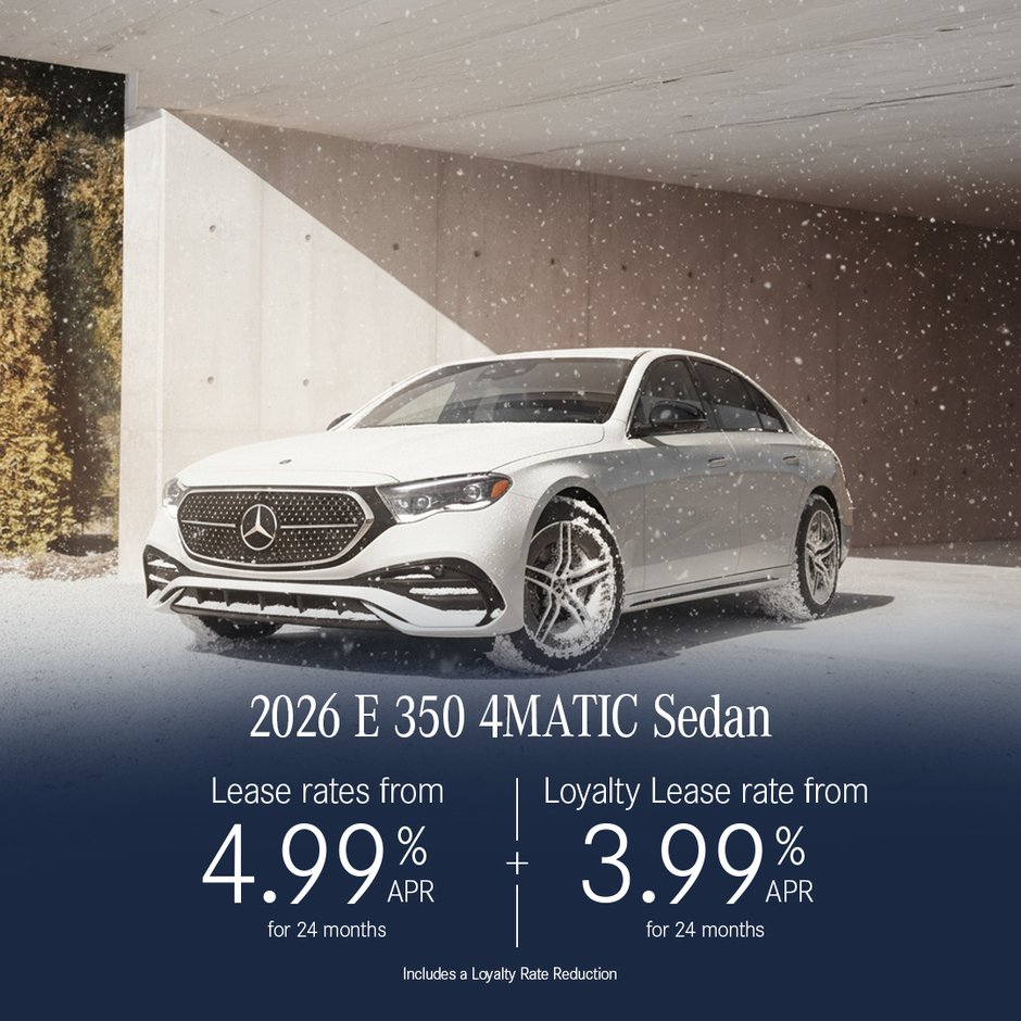 2026 E 350 4MATIC Sedan