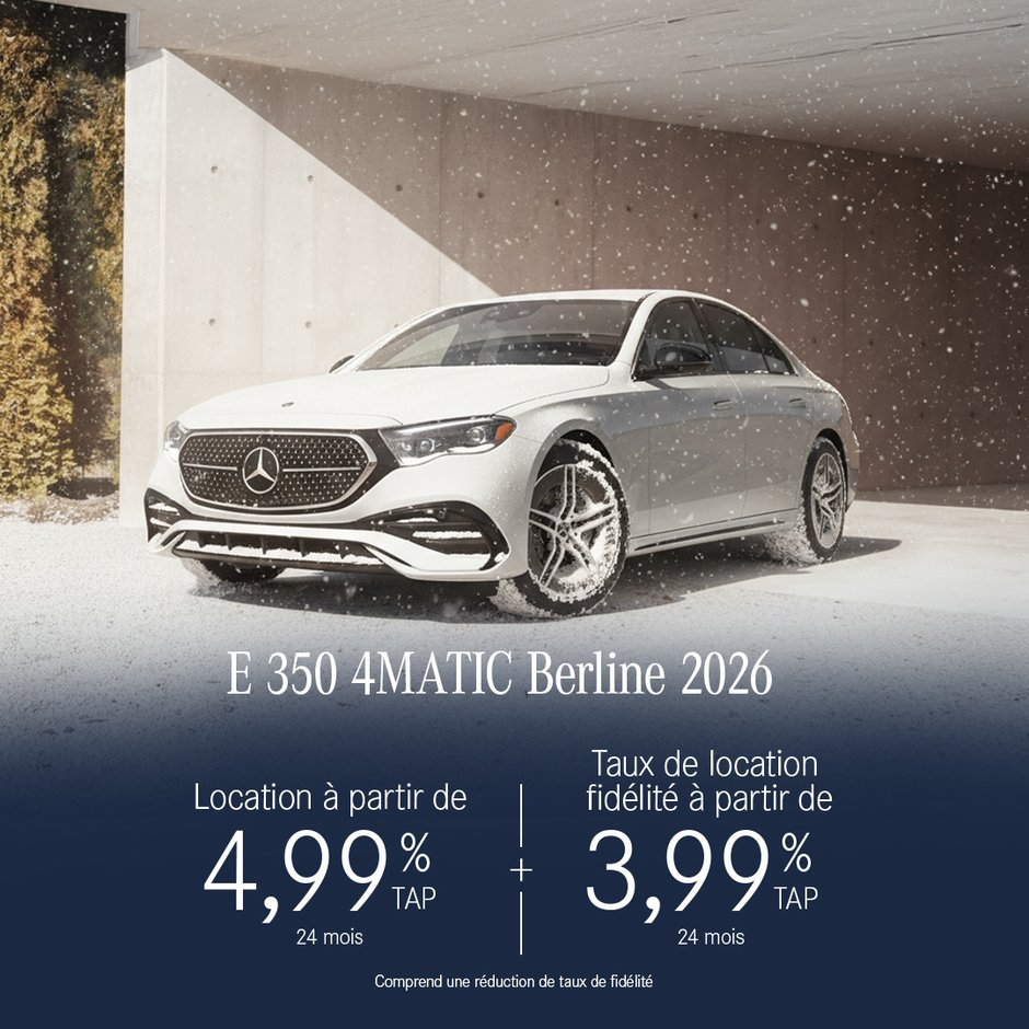 E 350 4MATIC Berline 2026