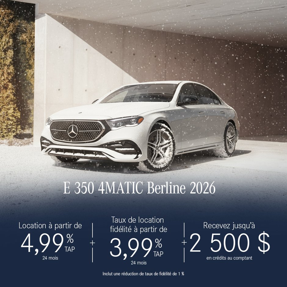 E 350 4MATIC Berline 2026