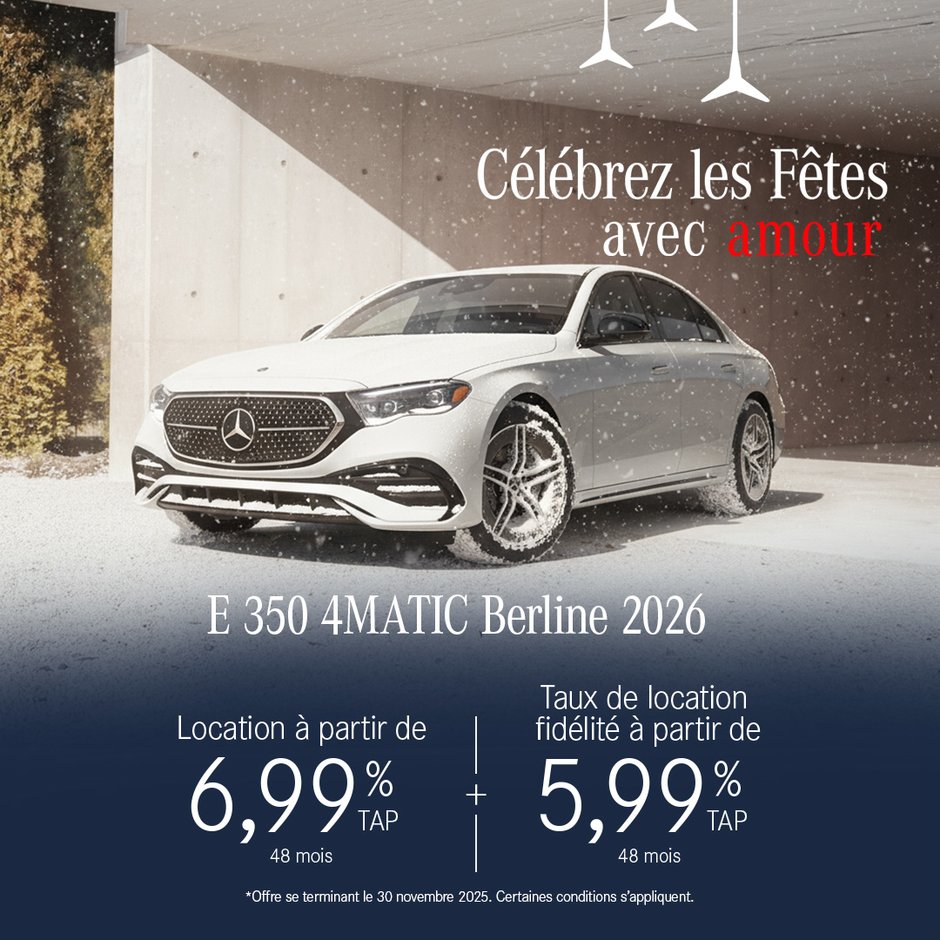 E 350 4MATIC Berline 2026