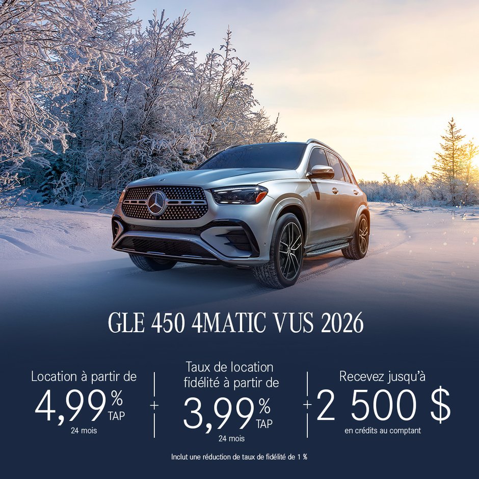 GLE 450 4MATIC VUS 2026