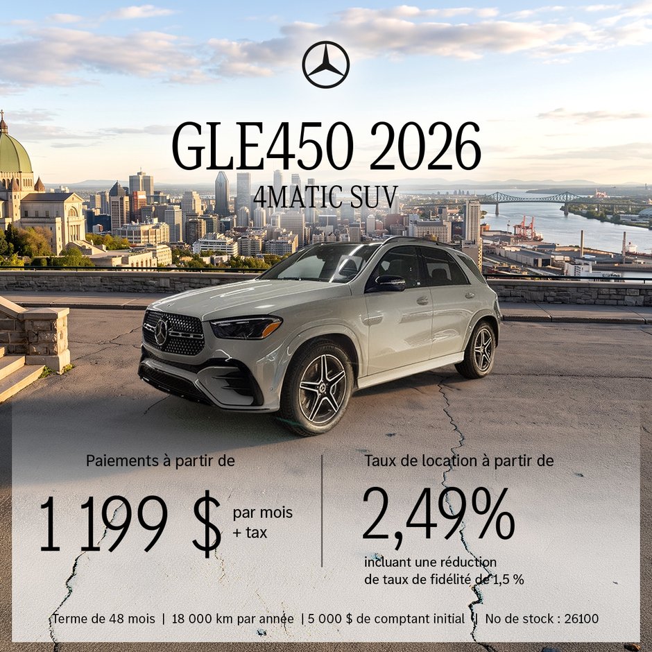 GLE 450 4MATIC VUS 2026