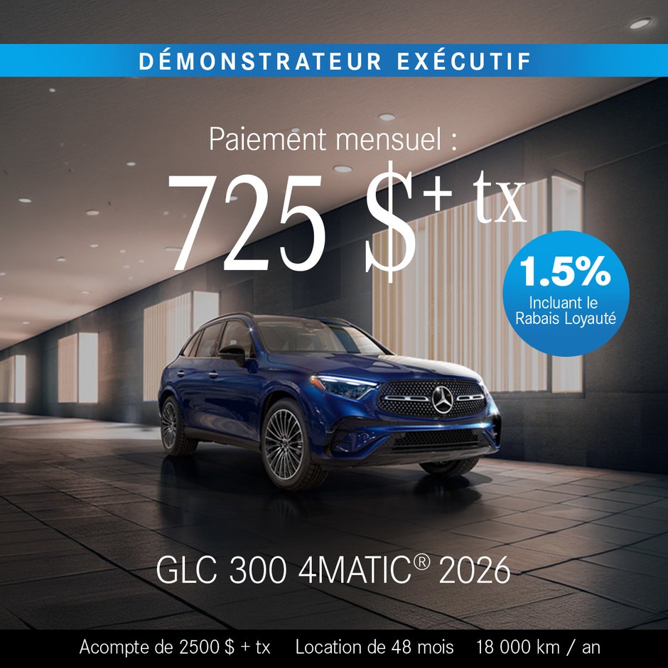 GLC 300 4MATIC VUS 2026