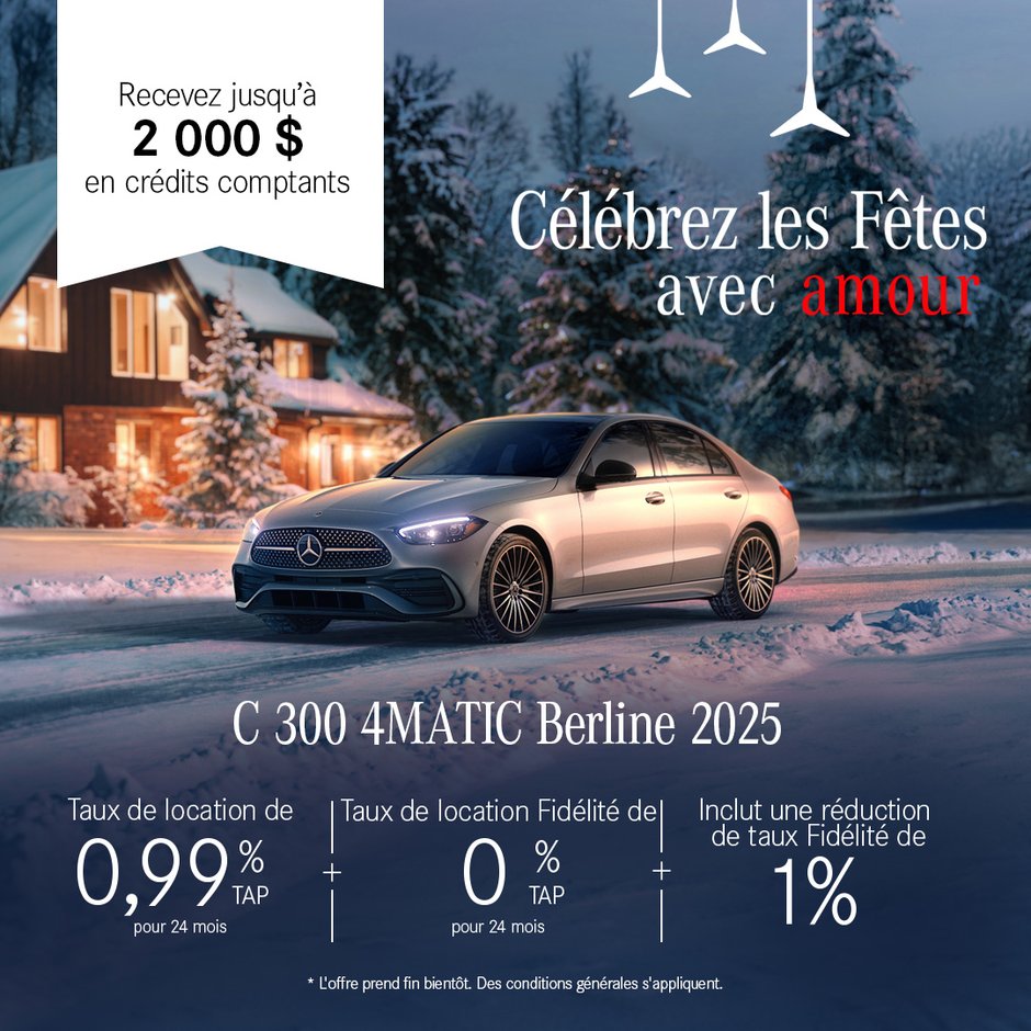 C 300 4MATIC Berline 2025