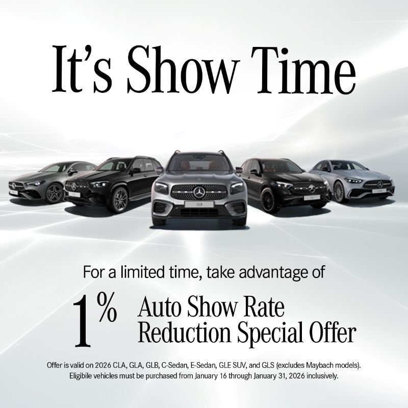 1% Auto Show Rate Reduction Special Offer