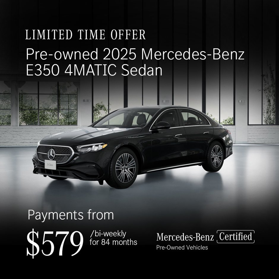 Pre-owned 2025 E350 Sedan