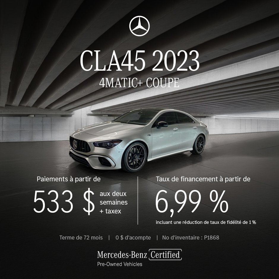 CLA45 2023 4MATIC+ Coupe