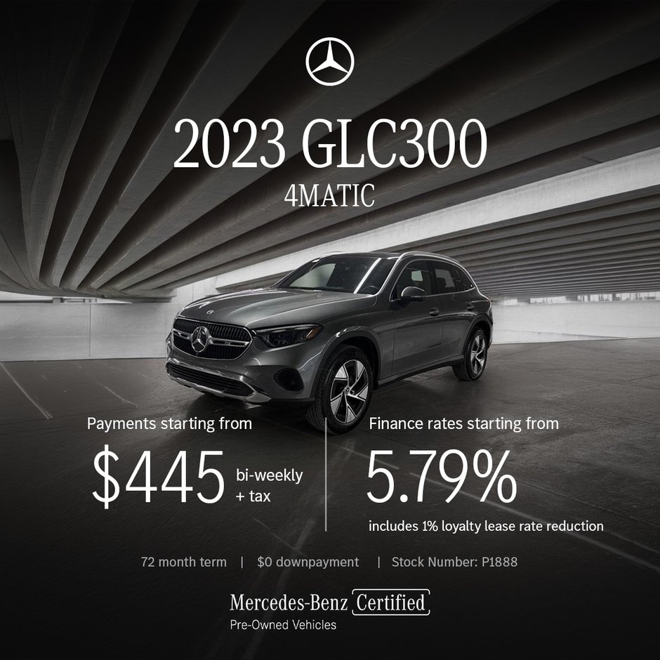 2023 GLC300 4MATIC