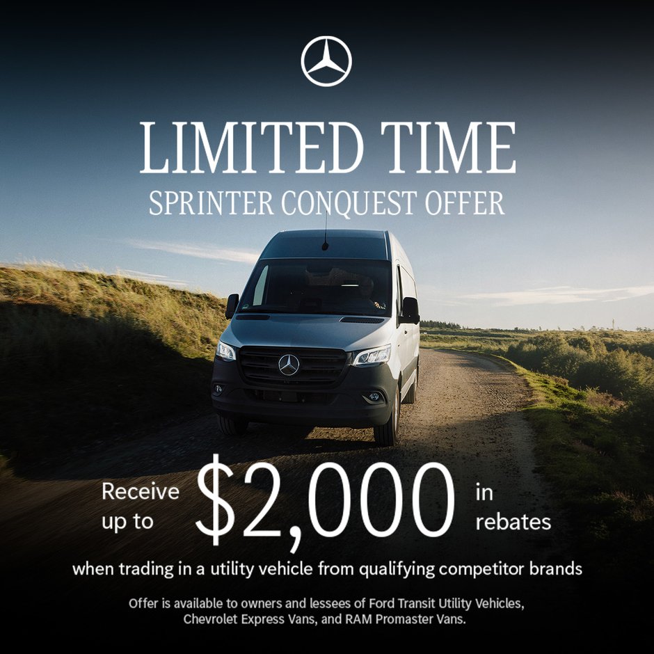Sprinter Conquest Offer