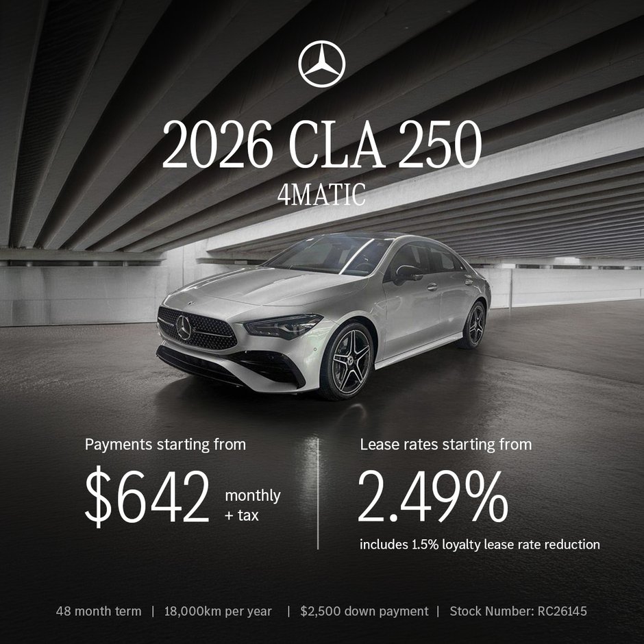 2026 CLA 250 4MATIC