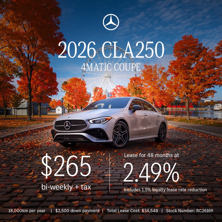 2026 CLA 250 4MATIC