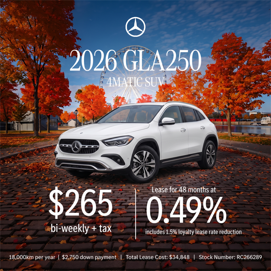 2026 GLA 250 4MATIC SUV