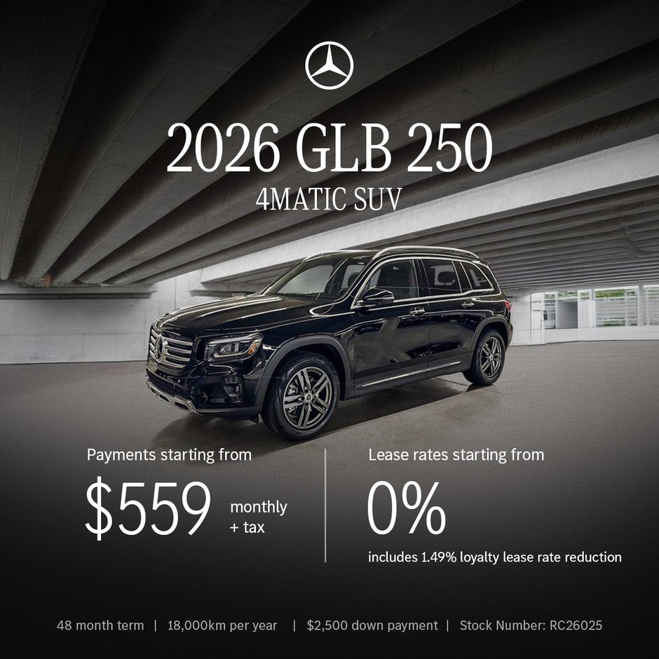 2026 GLB 250 4MATIC SUV