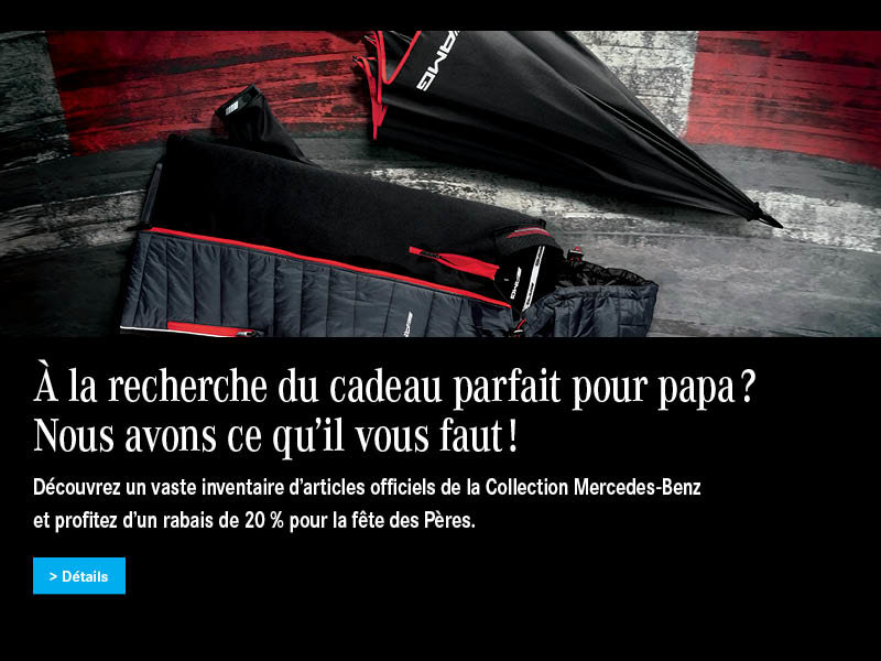 20 % de rabais sur la Collection Mercedes-Benz officielle